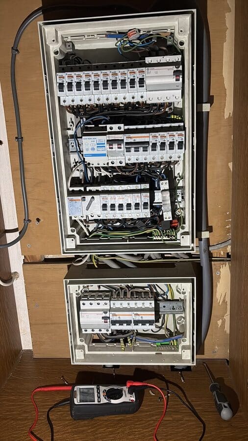 Photo chantier électricité smile technics
